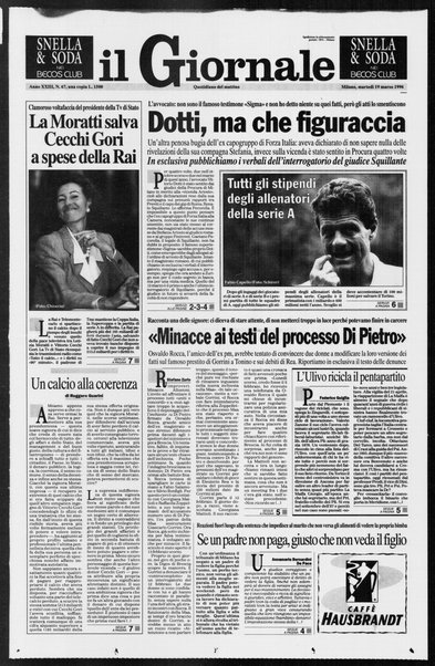 Il giornale : quotidiano del mattino